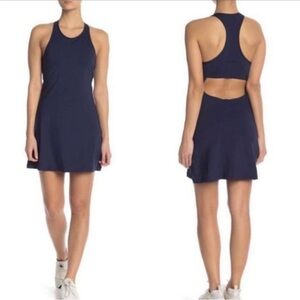 Outdoor Voices Navy Doubles Cutout Dress I Size M